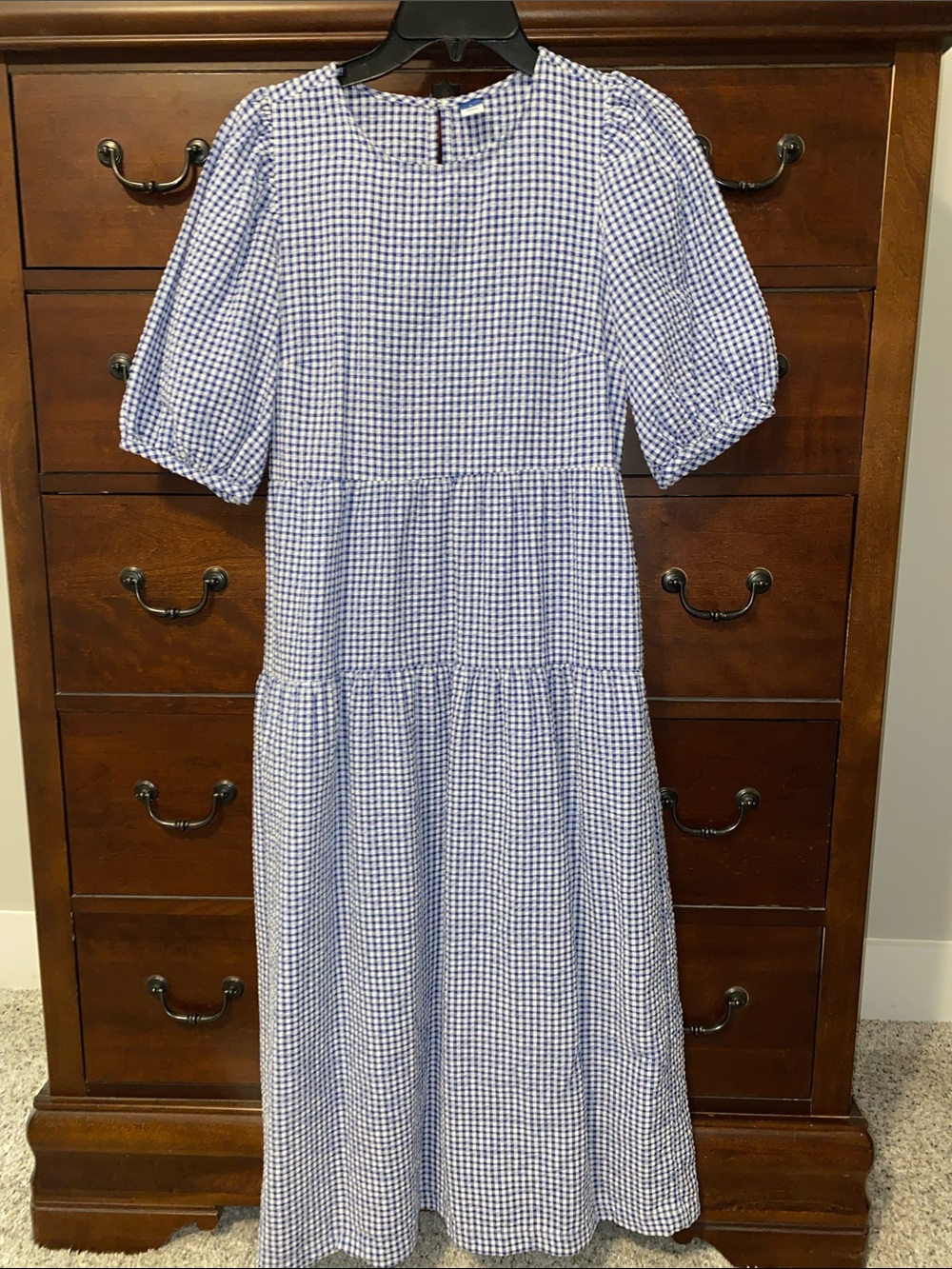 Old Navy Blue & White Gingham Dress